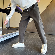 加绒加厚裤子男秋冬季2025新款百搭休闲裤C317-65323-P78，男装卫衣，电商C317