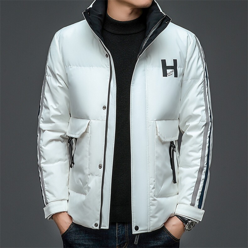 V3581钱塘2020-3冬季厚款商务休闲中年男士90鸭绒羽绒服P195图片