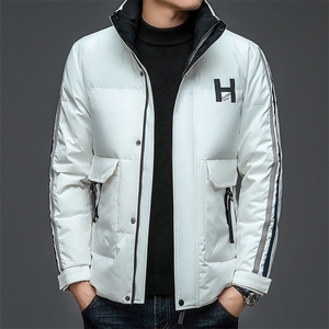 V3581钱塘2020-3冬季厚款商务休闲中年男士90鸭绒羽绒服P195图片