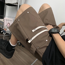 夏季港高街铆钉工装短裤直筒运动5分6分短裤DK8491-P32【特价】，男装牛仔裤，电商A007