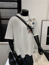 XZ809A/PPVV21/P20/控38重磅印花美式复古圆领T恤，男装T恤，星座809A(原222-1)