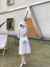 小清香面连衣裙，女装连衣裙，百变诱惑(6F)