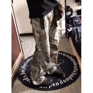 D931-P55秋季美式复古迷彩男工装裤痞帅宽松秋季长裤-网图现货图片