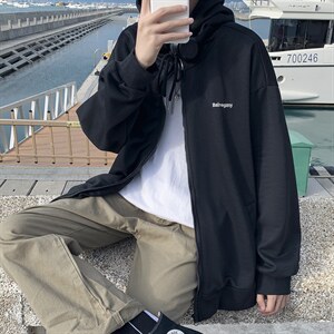 2024秋冬运动宽松休闲连帽开衫卫衣XW190：特批35，男装卫衣，星座718-1