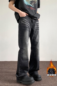 2025 GK24327加绒 内景大码美式微喇牛仔裤M-5X GK241012-特P50图片