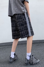 2025港风小香风短裤男士大码M-5XL中裤男潮流五分裤DK8797P40控59，男装牛仔裤，星座227-7
