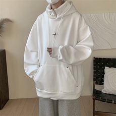 复合牛奶丝假两件加厚连帽卫衣半拉链外套CP42-特P:40控价:88，男装卫衣，电商B371
