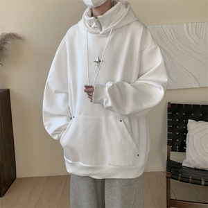 复合牛奶丝假两件加厚连帽卫衣半拉链外套CP42-特P:40 控价:88图片