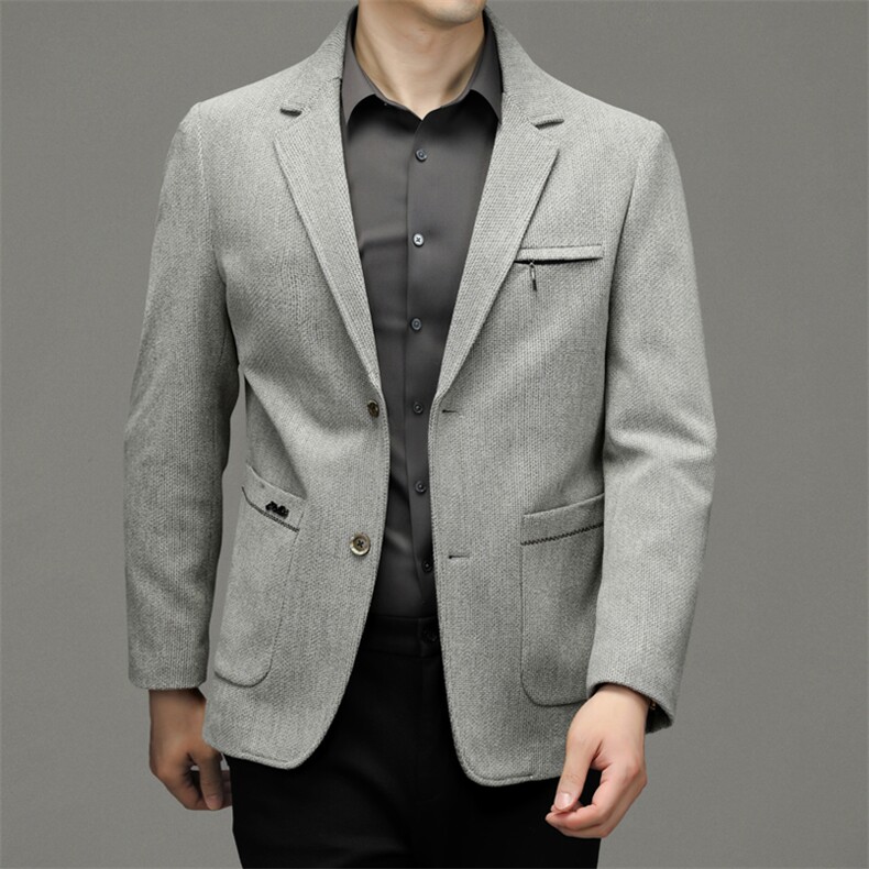 西服男2023春季西服男潮流中年休闲宽松便西外套男装JZ309-P150,男装西服,星座1105-3