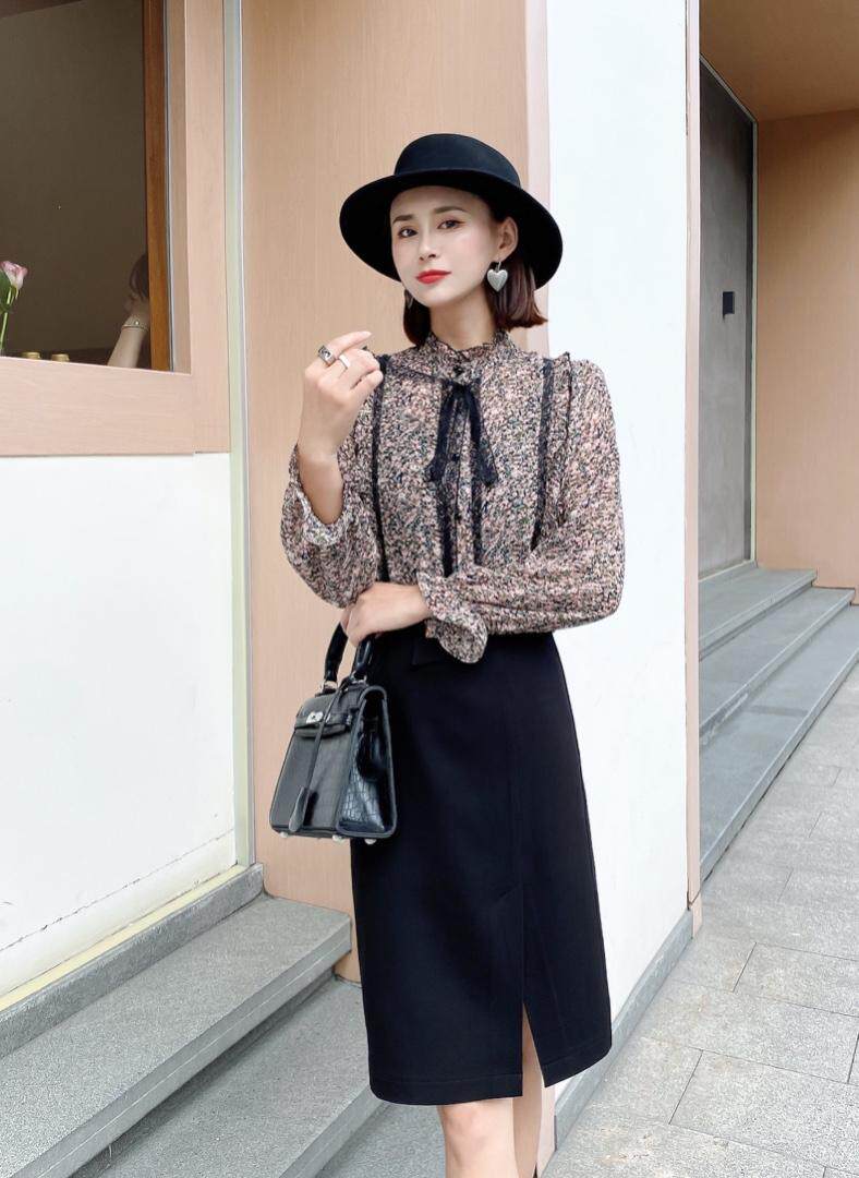 【现货】秋季新款雪纺小碎花上衣，其它，卡多多