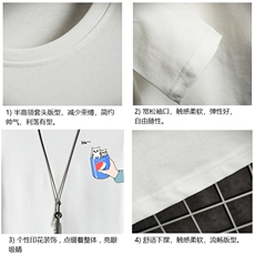BT40262-P30半高领长袖t恤男大码内搭打底衫男网格，男装T恤，电商A040A