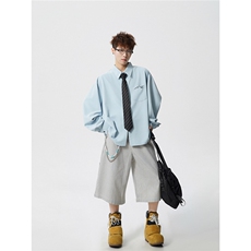 CS1121-特批28控58秋季新款冰丝面料长袖衬衫防晒透气衬衫，男装防晒衣，电商A059