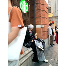 【已下单】长款秋冬韩版毛呢大衣宽松高级感外套DY05018P125，男装毛呢大衣，星座1004（原星座815-3）