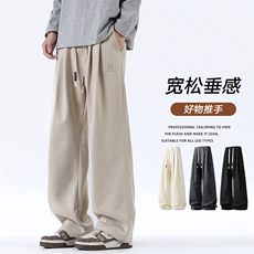 休闲长裤男士2025新款秋季宽松直筒运动卫裤潮Z6912-P42，男装休闲裤，星座610（原A335）