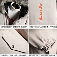 MM48006-P130冬季大毛领衣男士大码加厚袄男服网格挂拍，男装棉衣，电商A040A