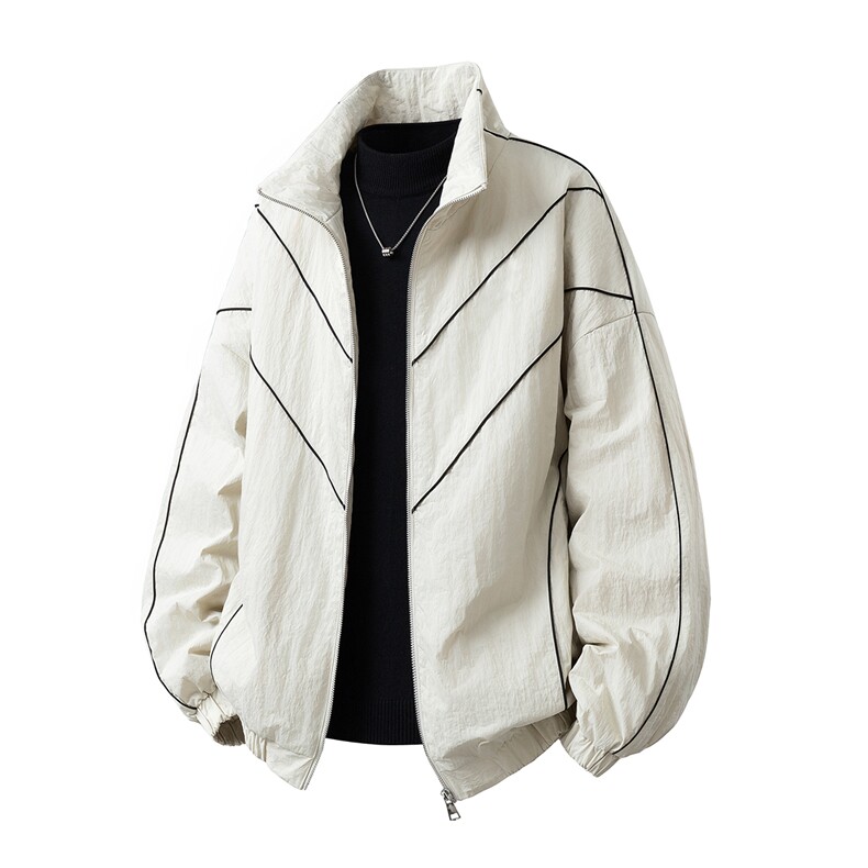 可二开机能防寒棉服M-5XL大码涤纶棉服男白底78176P138控198，男装棉衣，星座227-7