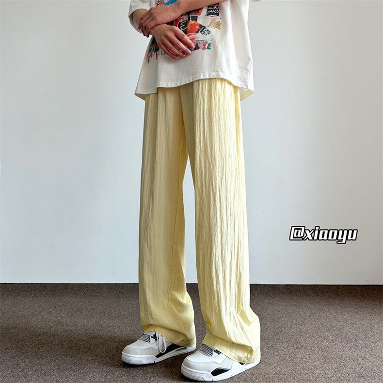 XZ616夏季薄款慵懒风山本裤冰丝速干裤休闲裤TY2473特P30控58,男装休闲裤,星座512A（原616）