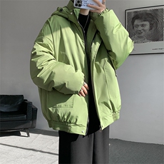 棉衣男冬季新款港风宽松连帽加厚棉服上衣外套MF9006-P90，男装棉衣，星座214-3