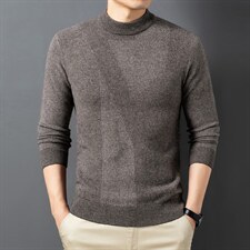 CA201921钱塘2020-2春秋新款商务休闲厚款中年男士羊毛衫P137，男装针织衫/毛衣，钱塘207-2