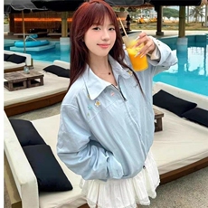 外套女新款宽松百搭刺绣短款夹克上衣潮JK730-P62，男装夹克，星座208-5