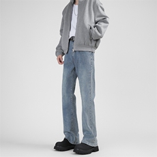 Cleanfit微喇牛仔裤男弹力KN96P55，男装牛仔裤，电商D325