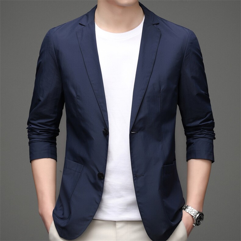 A192203春秋款男士西服薄款外套百搭通勤外套P160，男装西服，电商B360