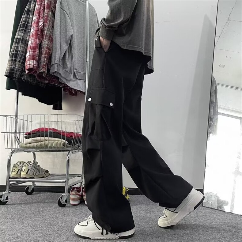 2024年美式复古大口袋工装裤潮牌宽松直筒垂感裤子CK742-P55图片