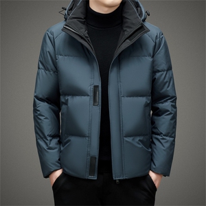 V2120钱塘2020-3秋冬新款男士连帽羽绒服保暖休闲百搭外套P213图片