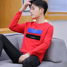 家乐7002春季小衫新款潮流男士t恤男长袖卫衣韩版帅气打底衫，男装T恤，电商D310（原电商305）