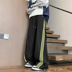 秋季内景多口袋休闲长裤子男潮牌运动宽松阔腿工装裤YD00251/P45，男装工装外套，电商B316