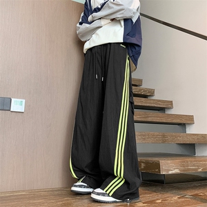 秋季内景多口袋休闲长裤子男潮牌运动宽松阔腿工装裤YD00251/P45图片