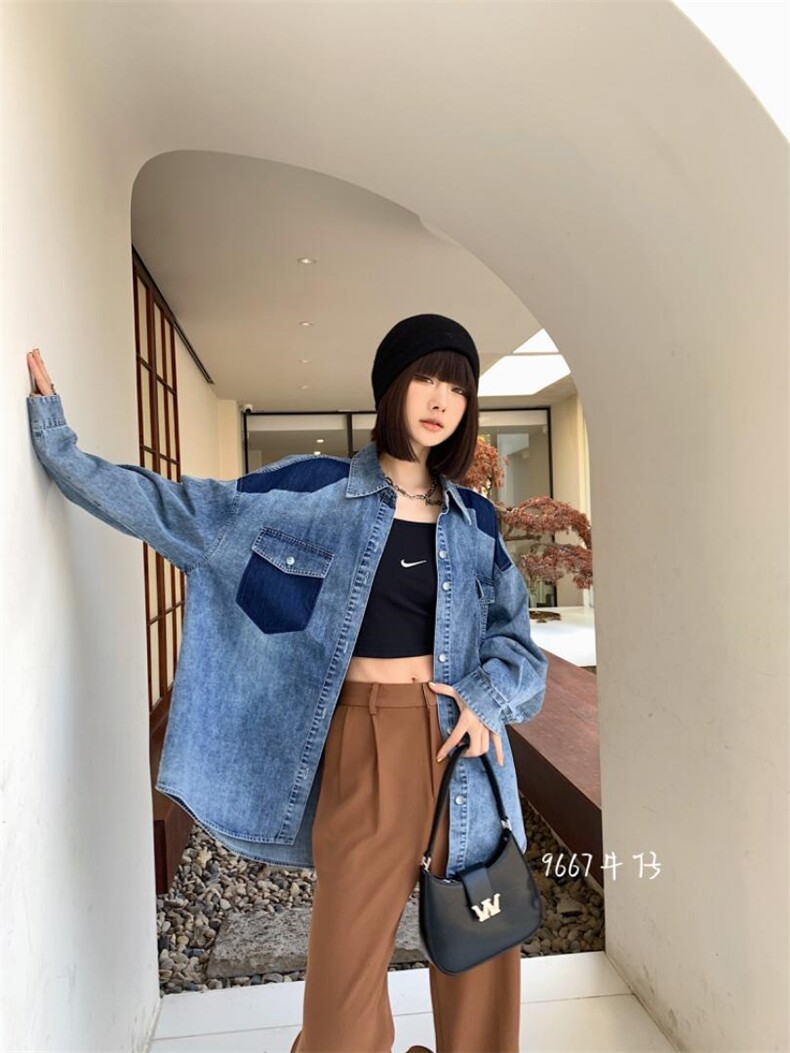 现货，定制衬衫牛仔，女装衬衫，ZYDZ在依店主