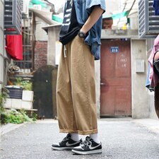 纯色直筒工装裤潮牌宽松百搭休闲裤A338-1K600P40控58，男装工装外套，电商D325