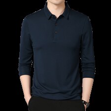 BB3011H男士T恤男长袖春装上衣翻领丅卫衣春季打底带领POLO衫P95，男装针织衫/毛衣，钱塘6003（原4033）