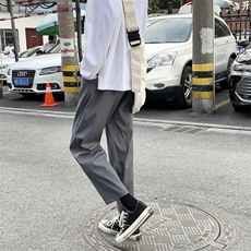 潮流2023春季冰丝裤新款休闲运动九分裤舒适直筒裤1216-特批：20，男装休闲裤，星座718-1