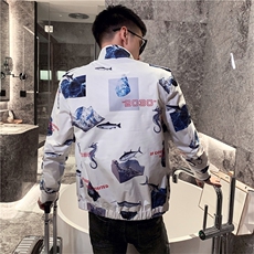 QC51秋季男新款外套立领夹克潮流帅气网红社会小伙，男装夹克，星座102A（原电商D309-1）