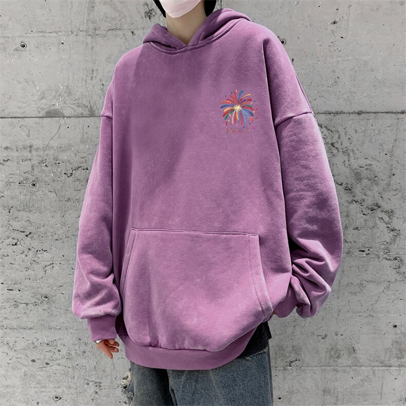 美式潮牌重磅水洗做旧连帽卫衣力推大码男XZ517A-2-Y7760-P68,男装卫衣,星座517A-2