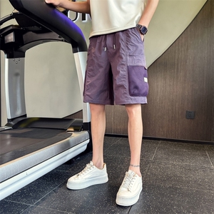 DK891 P5878  社会小伙风店主风夏季薄款速干短裤五分裤男士图片
