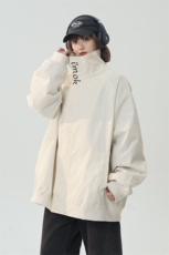JK5006/P65春装新款个性刺绣立领飞行员夹克男潮流上衣外套，女装短外套，电商A141
