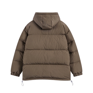 特批新款平铺十字架字母印花休闲连帽棉服A247-MY162 特批85控138图片