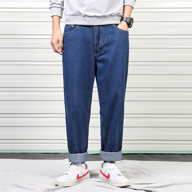5063-200P50直筒牛仔裤宽松黑灰蓝浅蓝四色组合系,男装牛仔裤,星座304A-1
