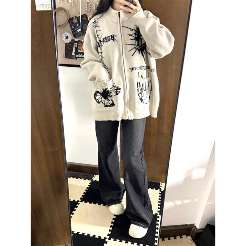 【有货】手稿开衫毛衣外套男情侣针织衫线衣5504CC-特P58,男装针织衫/毛衣,星座1007（原301D）