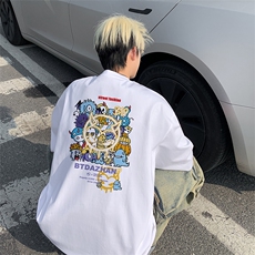 25年已注册抖音直播短袖T260克TB5116批28纯棉220克T5116P22控38，男装T恤，电商C408-1(原B339-1)
