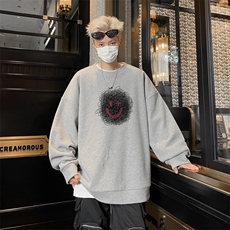 华夫格！华夫格上衣男圆领华夫格卫衣男大码长袖t恤男HY213-特P23，男装T恤，电商B367