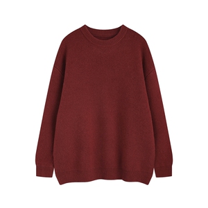 光板 得物\唯品\抖音二开 冬季八色多巴胺加厚圆领毛衣 M800TP35图片