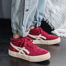 X4500-125秋冬新款百搭厚底板鞋潮高帮鞋男时尚休闲鞋男，男鞋靴子，星座1407-3