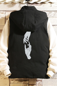 MJ47147-P80 棉马甲男士大码加厚棉背心男坎肩男 砖墙挂拍图片