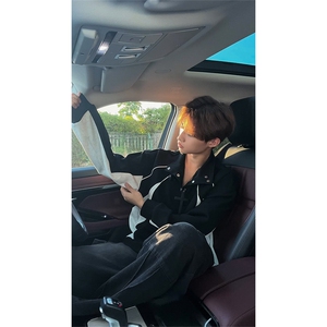 秋季设计感美式休闲男女宽松休闲百搭高级感卫衣W4695-特价P44图片