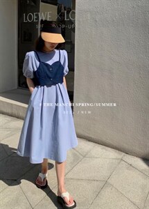 夏季新款韩版连衣裙图片