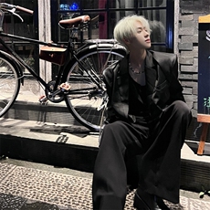 （图）网红炸街金属卡扣西服外套宽松西装上衣1389-P105，男装西服，星座910-5